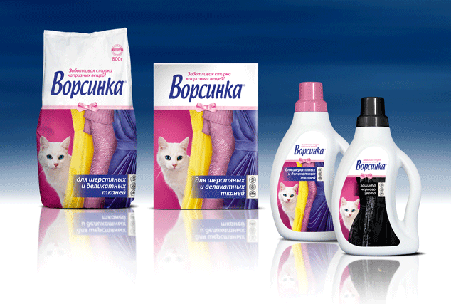 CORUNA завершила рестайлинг марки "Ворсинка" для компании "Невская косметика