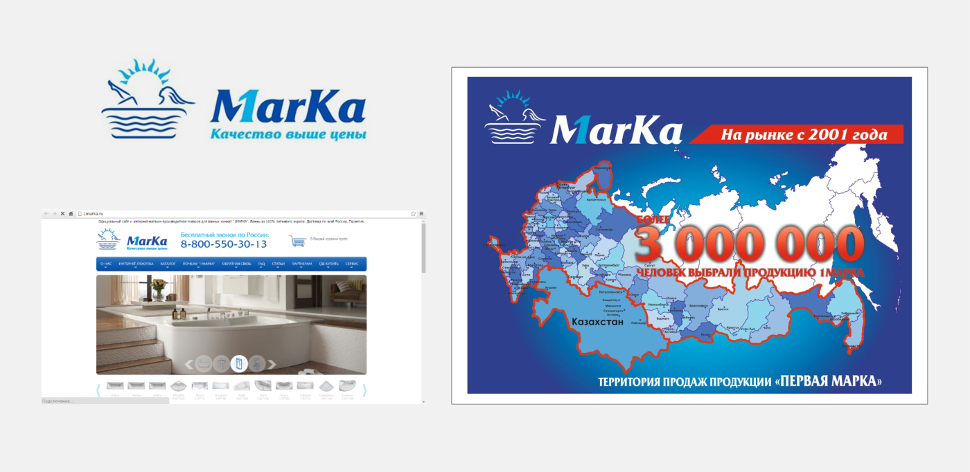 Разработка потребительского бренда «Marka One»