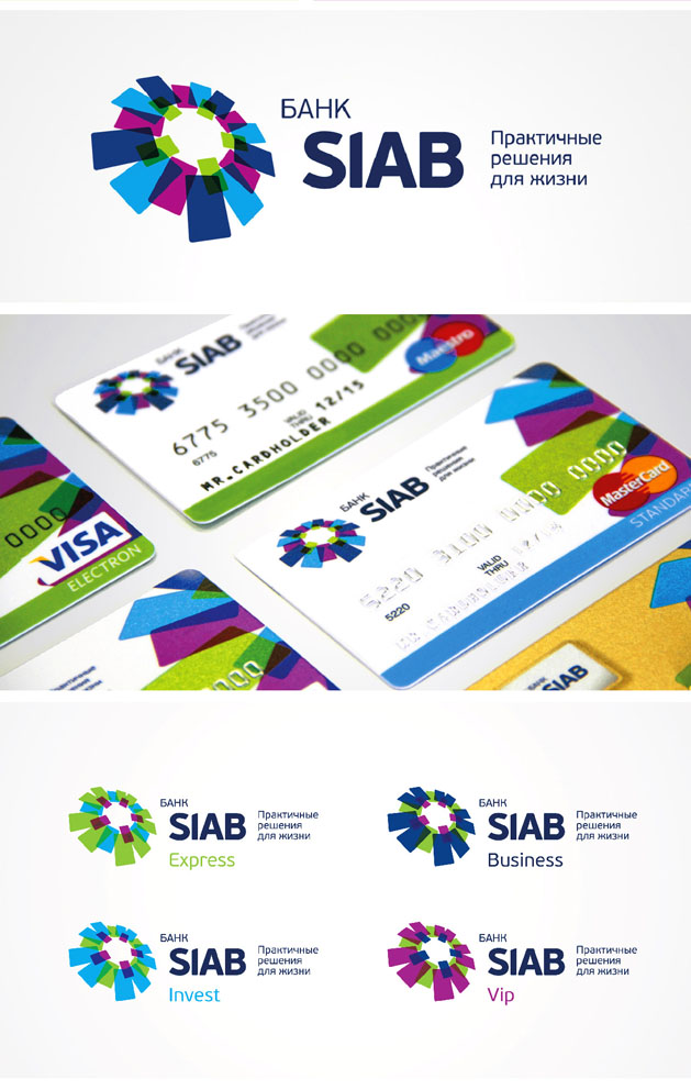 Комплексный ребрендинг банка SIAB | Coruna Branding