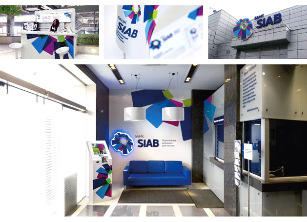 Комплексный ребрендинг банка SIAB | Coruna Branding