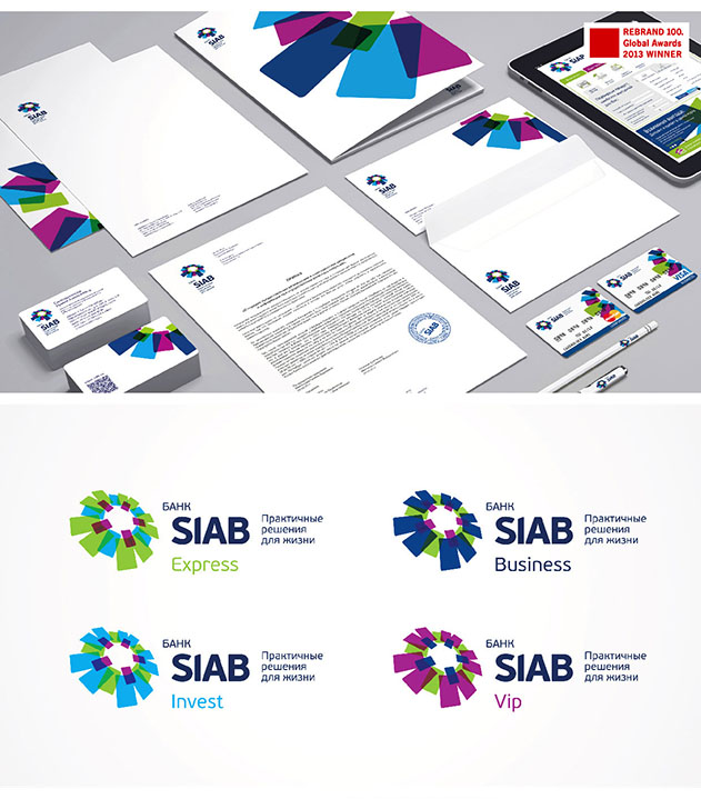 Ребрендинг SIAB отметили на REBRAND 100® Global Awards 2013 | Coruna Branding